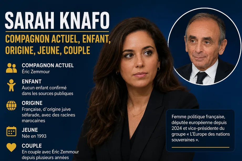 Sarah Knafo Compagnon Actuel