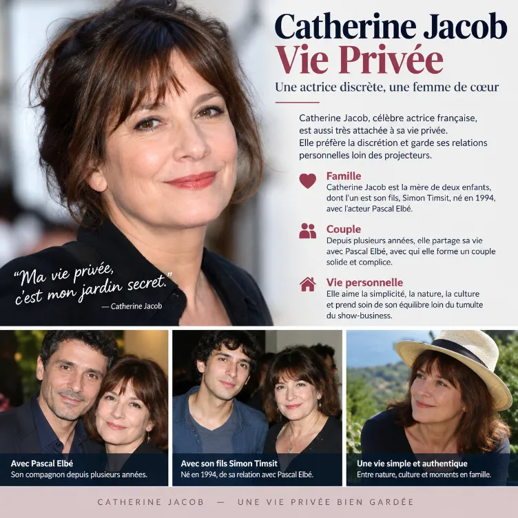 Catherine Jacob Vie Privée