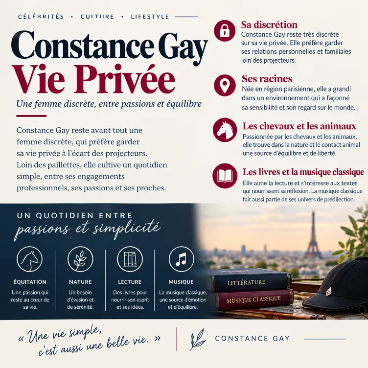 Constance Gay Vie Privée